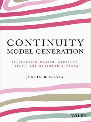 cover image of Continuity Model Generation